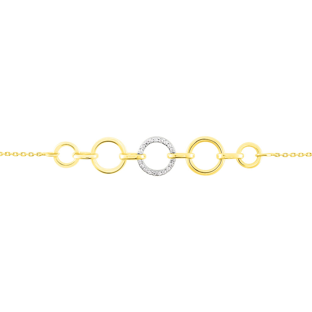Bracelet Or Jaune Lutzele Oxyde - Spannringe Damen | OROVIVO