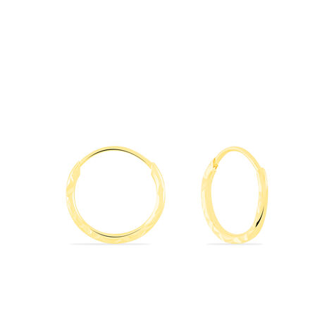 Damen Creolen Gold 375 - Creolen  | OROVIVO