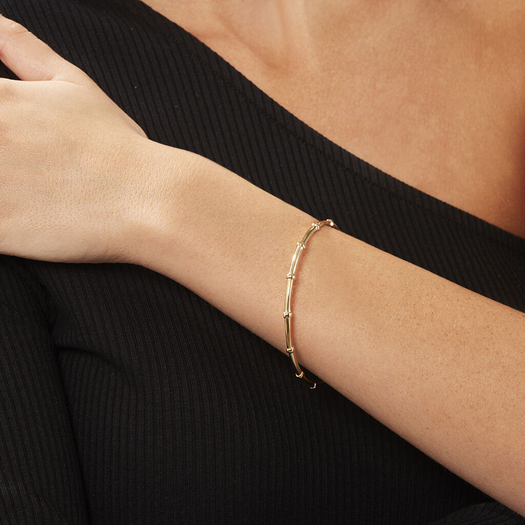 Damen Armreif Edelstahl Vergoldet  - Armreifen Damen | OROVIVO