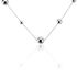LORETTA Damen Collier Edelstahl Ball
