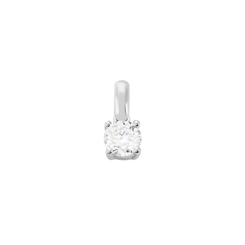 Pendentif Victoria Or Blanc Diamant - Spannringe Damen | OROVIVO