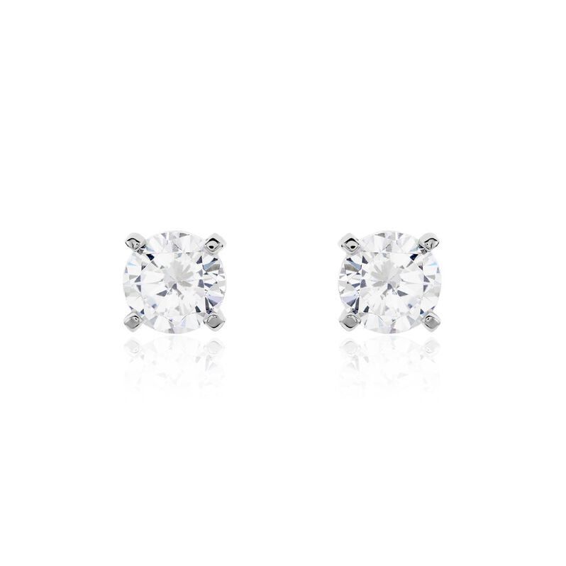 LENNJA Damen Ohrstecker Silber 925 Zirkonia --- - Ohrstecker Damen | OROVIVO