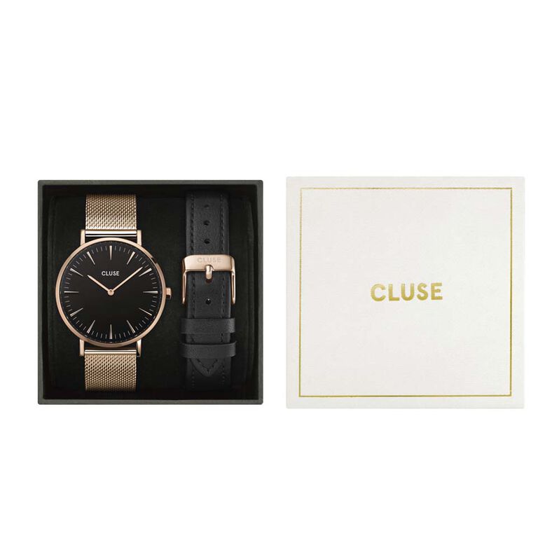 Coffret Montre Cluse Boho Chic Noir - Spannringe Damen | OROVIVO