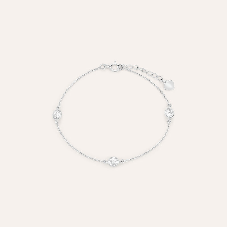 Bracciale Multi Punto Luce Silver Elegance Argento Rodiato Cubic Zirconia - Spannringe Damen | OROVIVO
