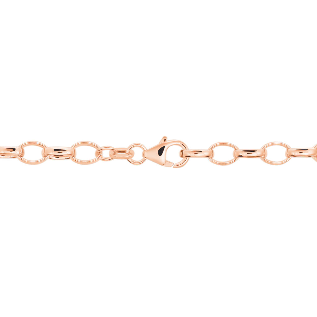 Damenarmband Erbskette Silber 925 Rosé Vergoldet  -  Damen | OROVIVO