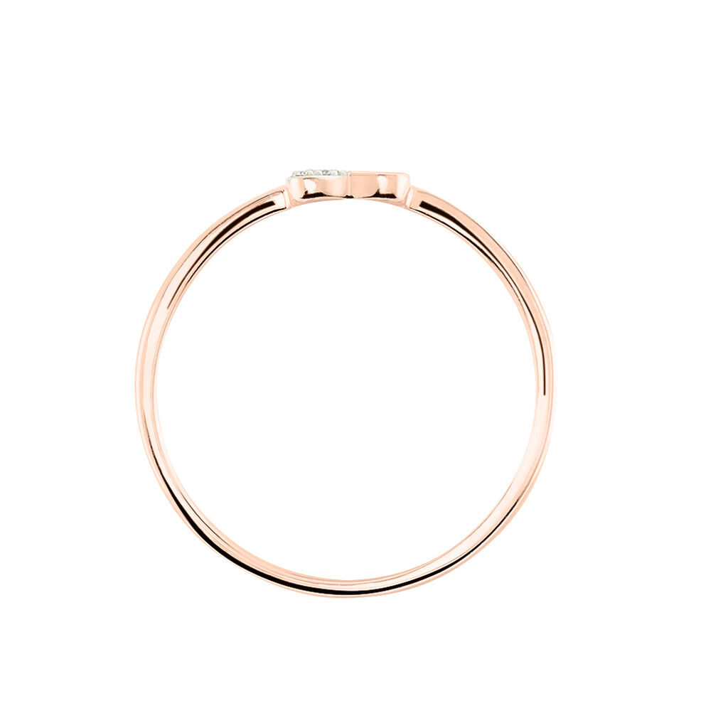 Bague Emilia Or Rose Diamant - Spannringe Damen | OROVIVO