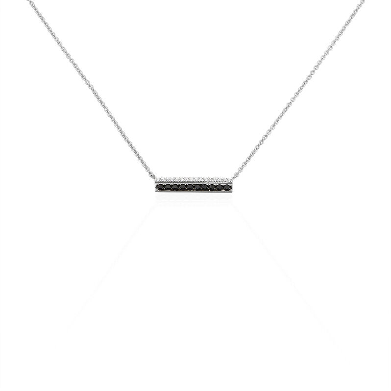 Collier Argent Elianna Barrettes Oxydes - Spannringe Damen | OROVIVO