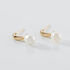 JESSKA Damen Creolen Gold 585 (14 Karat) Zuchtperle Wei&szlig; 6,69 ct
