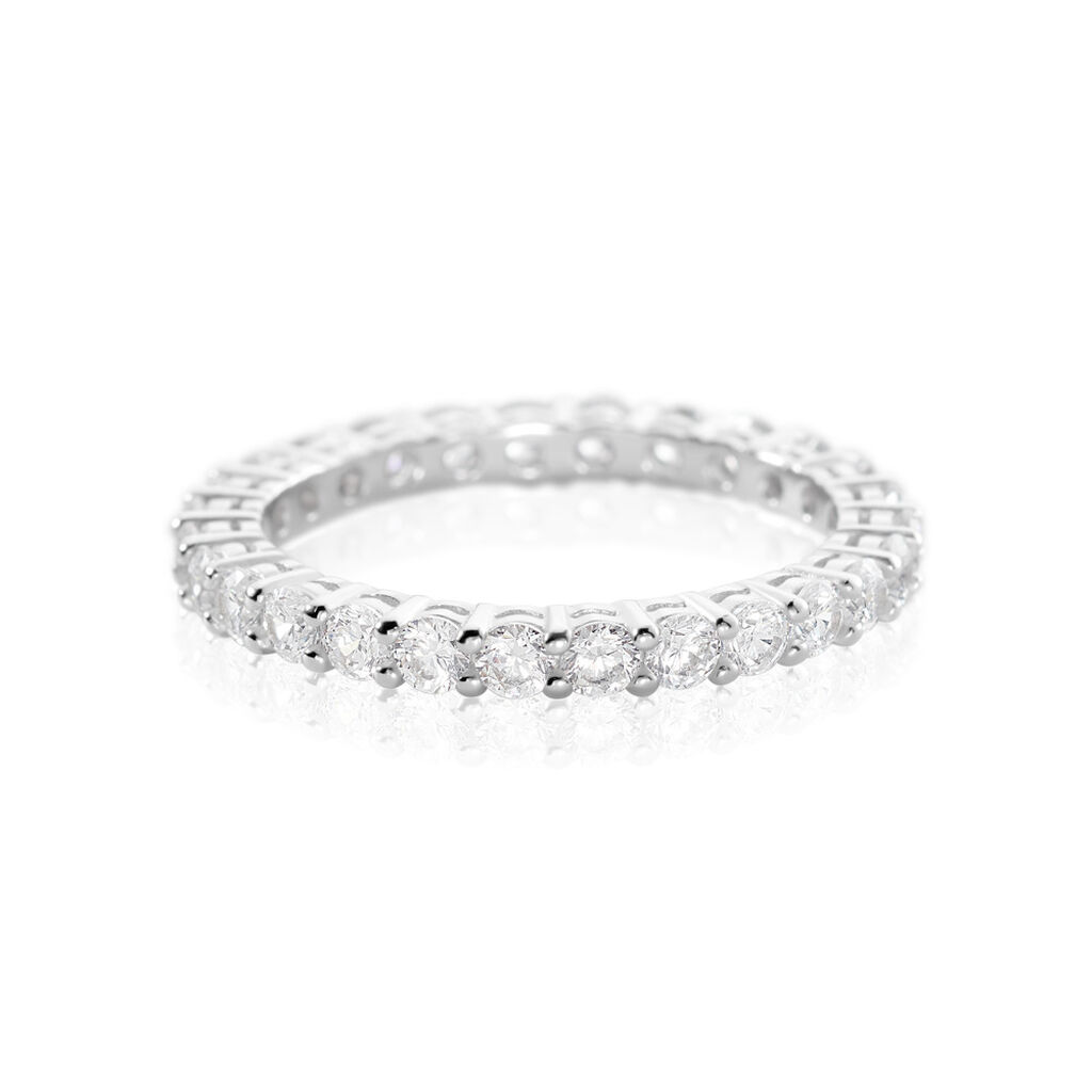 CAELIS Damen Ring Silber 925 Zirkonia Weiß 0,63 ct, Ring mit Stein