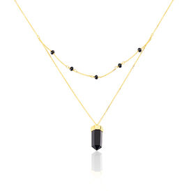 Damen Halskette Gold 375 Onyx Spinell - Ketten mit Stein Damen | OROVIVO