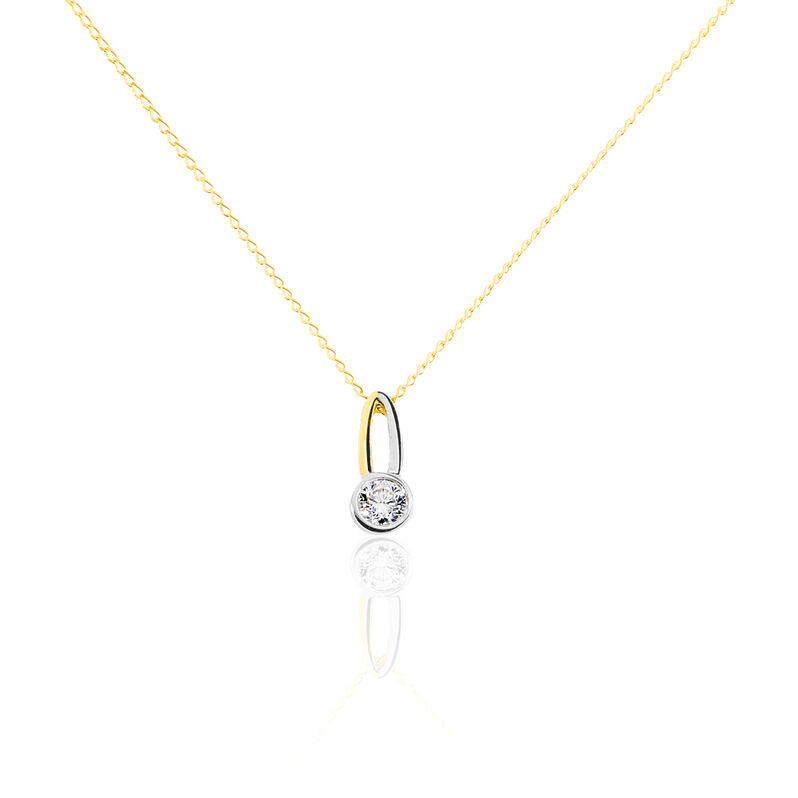 Collier Aldona Or Bicolore Oxyde De Zirconium - Spannringe Damen | OROVIVO
