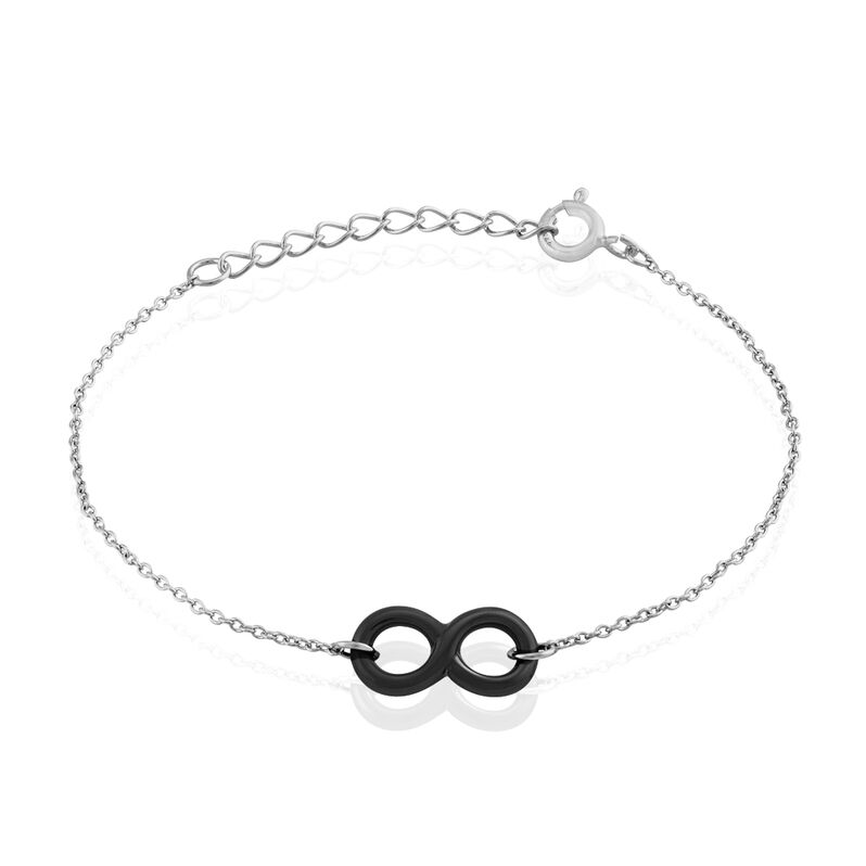 Bracelet Alicia Argent Rhodié Infini  - Spannringe Damen | OROVIVO