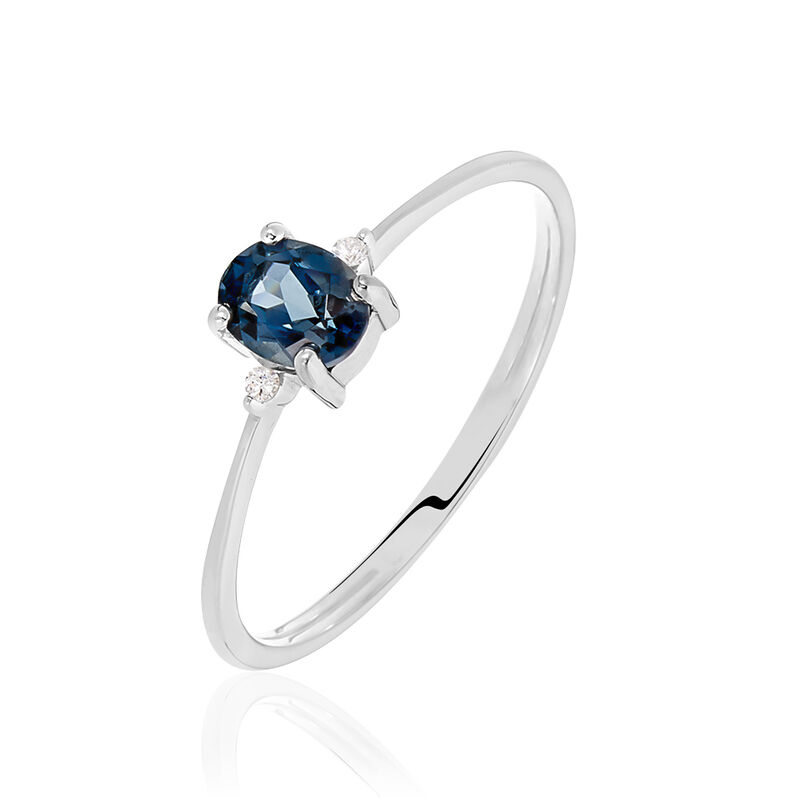Bague Or Weiss Janah Topaze Et Oxydes - Spannringe Damen | OROVIVO