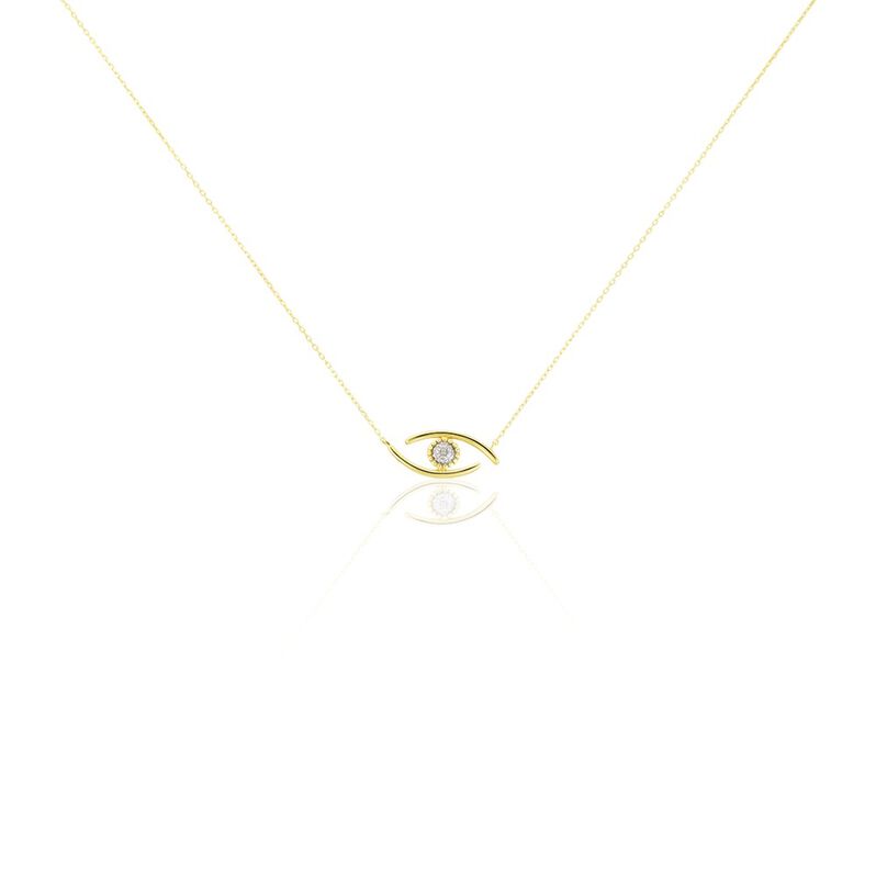 Collier Irlana Or Jaune Diamant - Spannringe Damen | OROVIVO