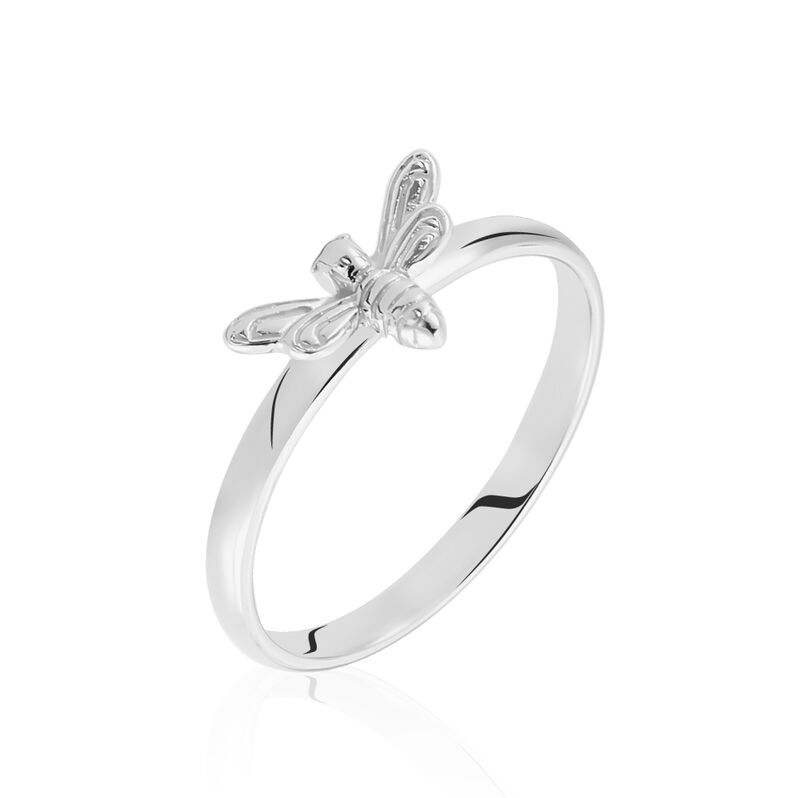Bague Argent Rhodie Lamia Abeille - Spannringe Damen | OROVIVO
