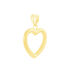 EUDOCIE HERZ 9 Damen Anhänger Gold 375 (9 Karat) Kristall Weiß Herz