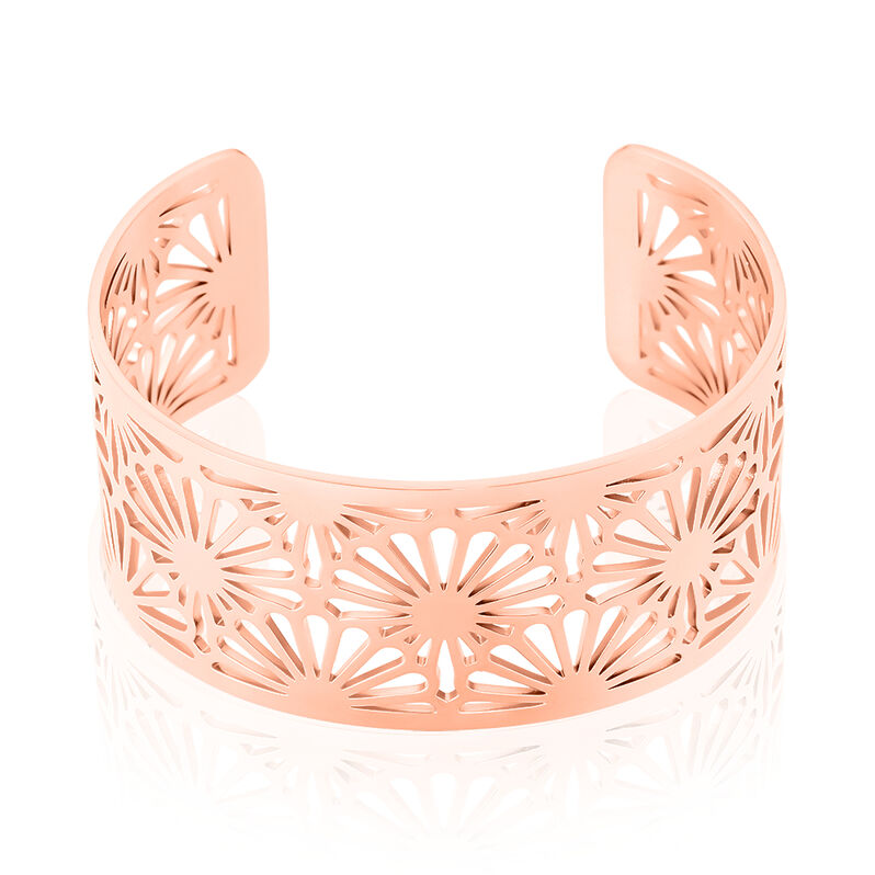 Armband Eisen Rosa Lace Steel - Spannringe Damen | OROVIVO