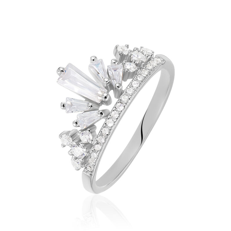 Bague Anca Argent Multi Formes Oxydes - Spannringe Damen | OROVIVO
