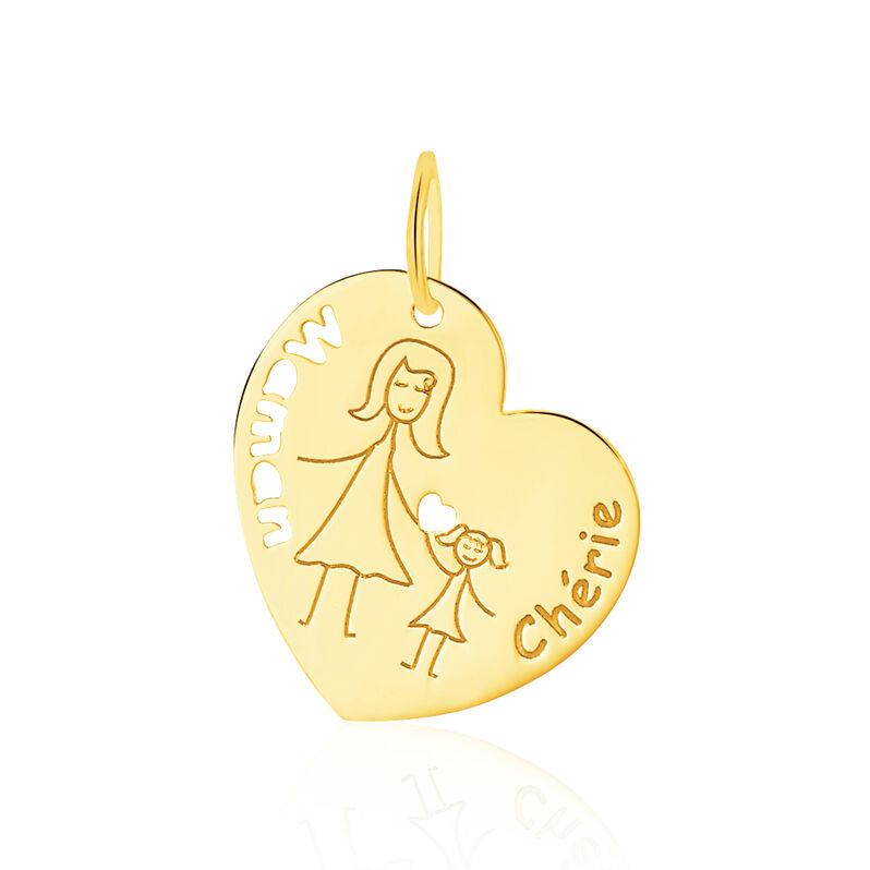 Anhänger Gold Gelb Maman Cherie - Spannringe Damen | OROVIVO