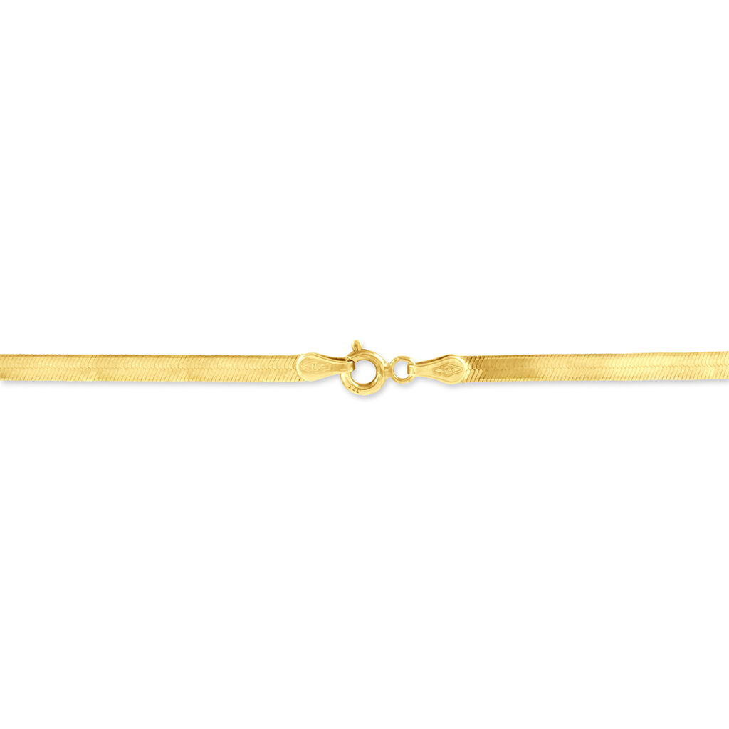 Bracelet Ivria Maille Heringbone Or Jaune - Spannringe Damen | OROVIVO