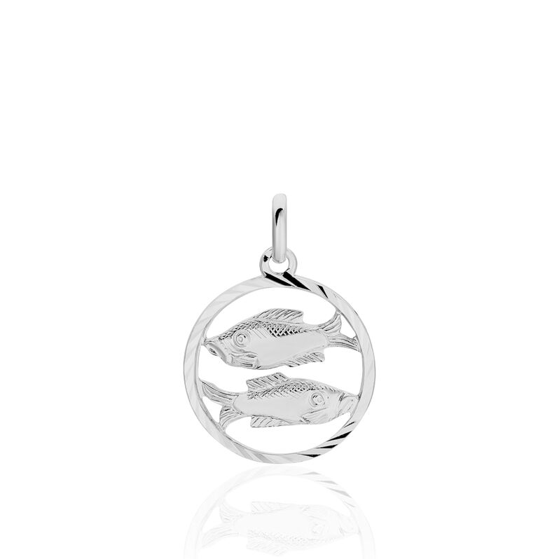 Herrenanhänger Silber 925 Sternzeichen Fisch - Schmuckanhänger Unisex | OROVIVO