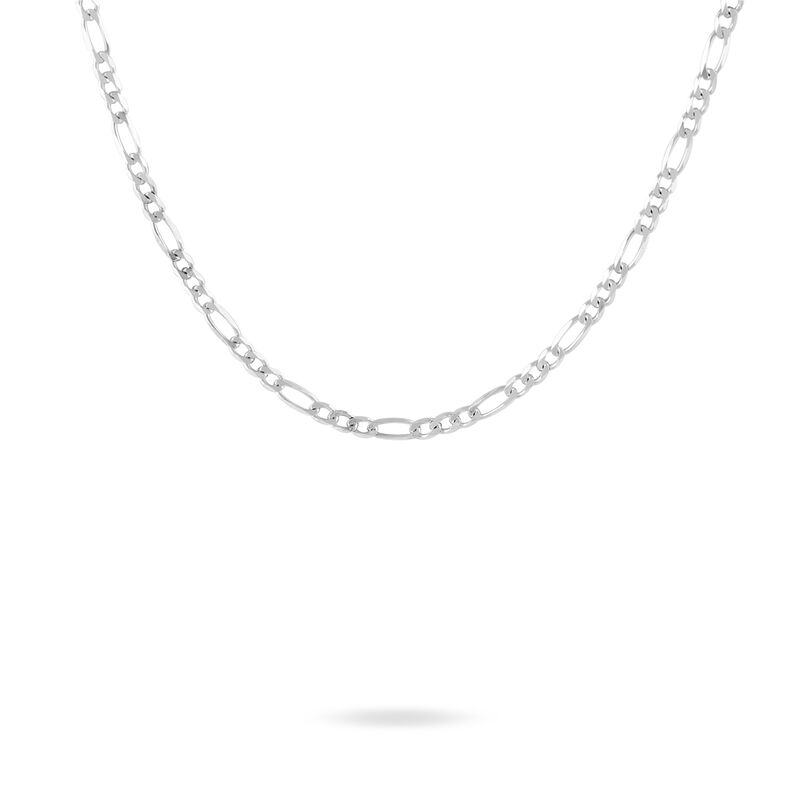 Chaîne Nana Maille Alternée 1/3 Argent Blanc - Spannringe Herren | OROVIVO