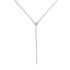 BUTTERFY Damen Collier Silber 925 Zirkonia Wei&szlig; Schmetterling