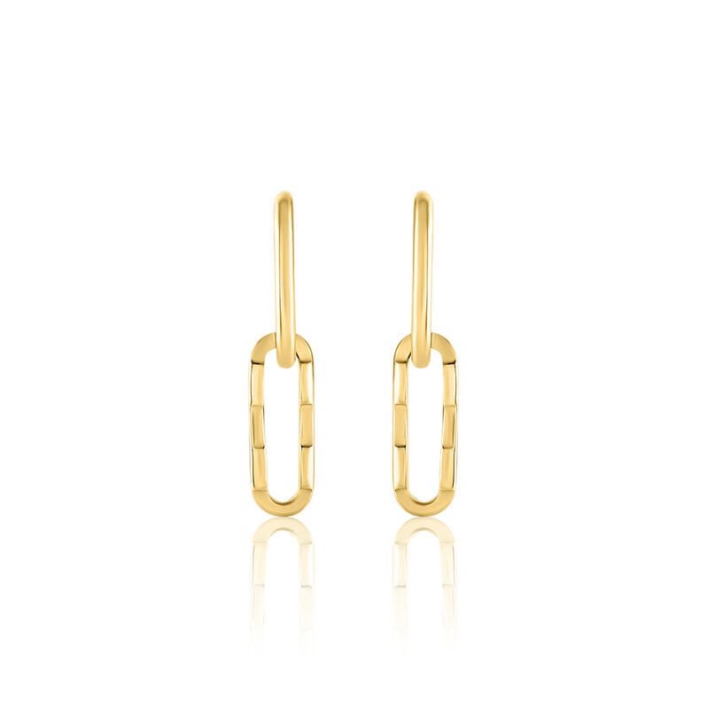 THREN Damen Ohrringe Lang Edelstahl vergoldet - Ohrringe Damen | OROVIVO