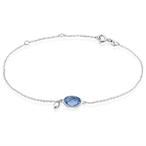 Damen Armkette Silber 925 Andere Steine Blau Sinka - Armketten Damen | OROVIVO