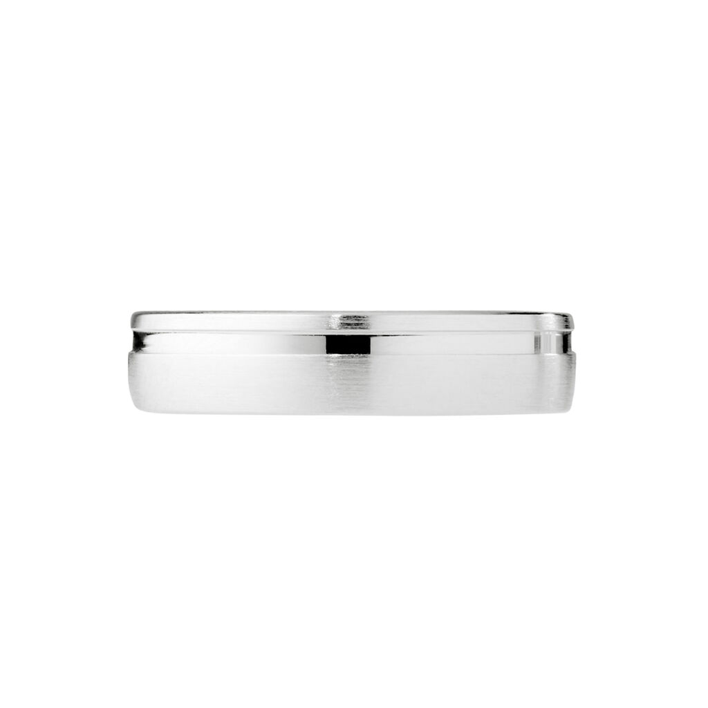 Alliance Julio Ruban Poli Brosse Or Blanc - Spannringe Unisex | OROVIVO