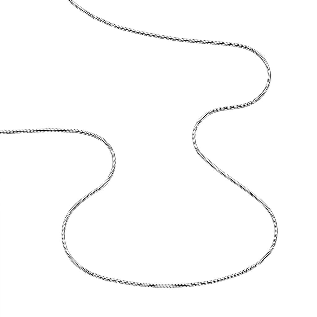 SCHLANGE S S 3 Damen Kette Silber 925 B 1,4 mm