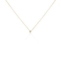 Damen Collier Gold 375 Diamant 0,05ct Perpignan