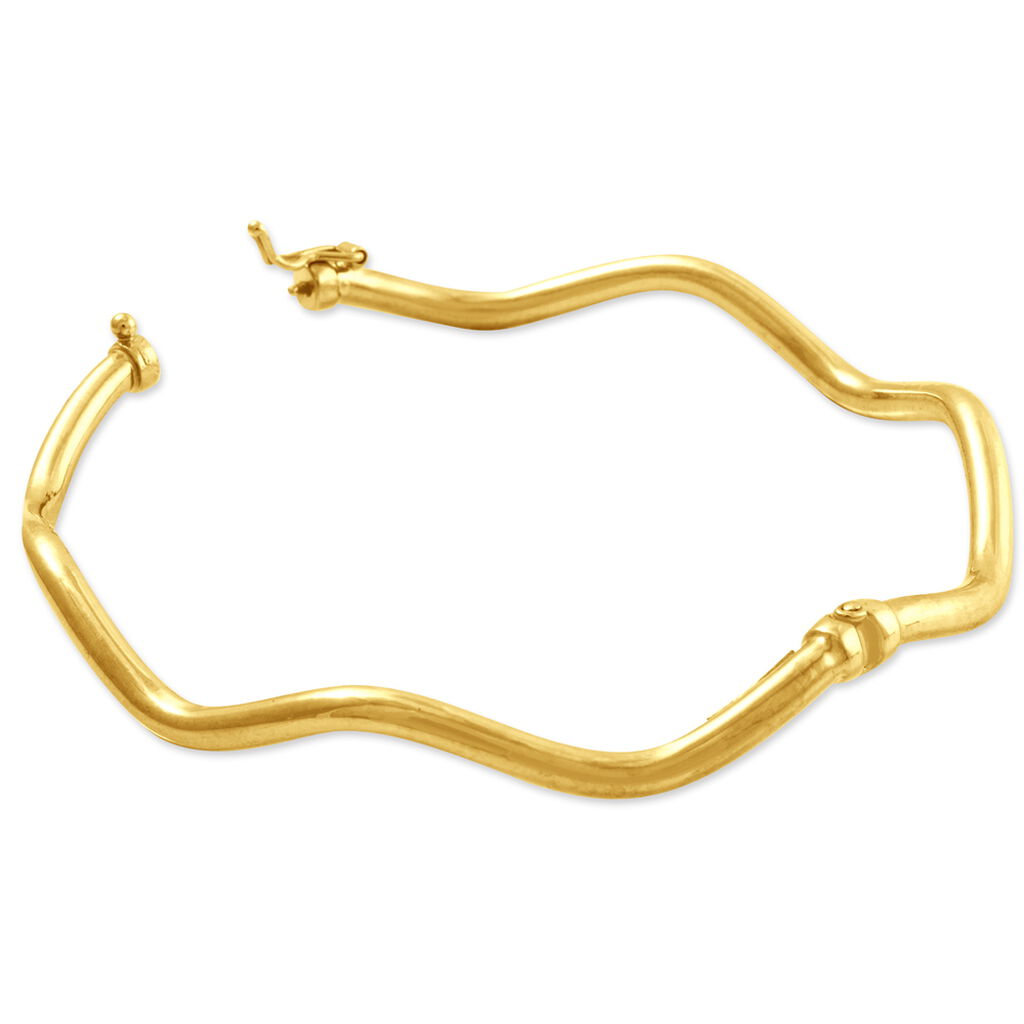 JENNIE ONDULE Damen Armreif / Armspange Gold 375 (9 Karat) B 3 mm