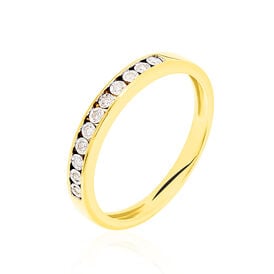 Damenring Gold 375 Diamanten 0,044ct - Eheringe Damen | OROVIVO