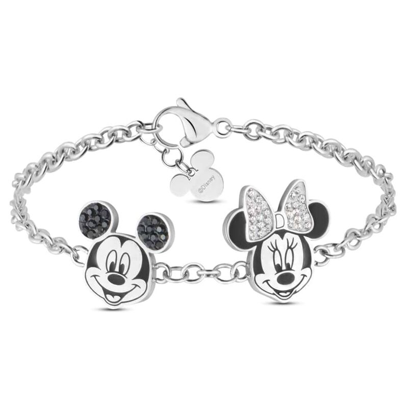 Bracciale Mickey Mouse & Friends Acciaio Cristallo - Spannringe Damen | OROVIVO