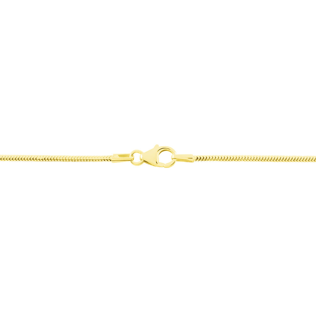 SCHLANGE 2 Damen Kette Gold 375 (9 Karat) B 1,2 mm