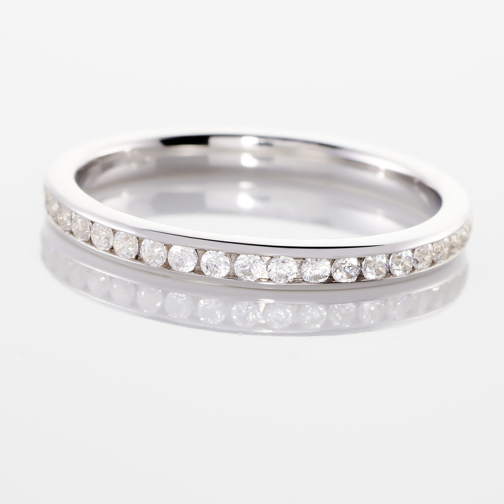 Alliance Or Weiss Laurie Tour Complet Diamant - Spannringe Damen | OROVIVO