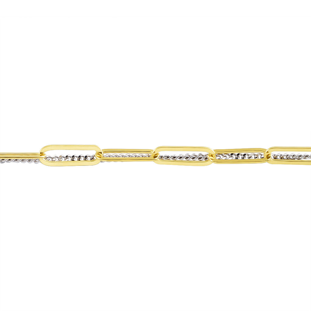 Damen Armband Silber 925 vergoldet bicolor - Armbänder Damen | OROVIVO