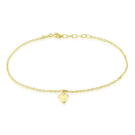 Damen Armband Silber 925 Gold vergoldet Herz - Armbänder  | OROVIVO
