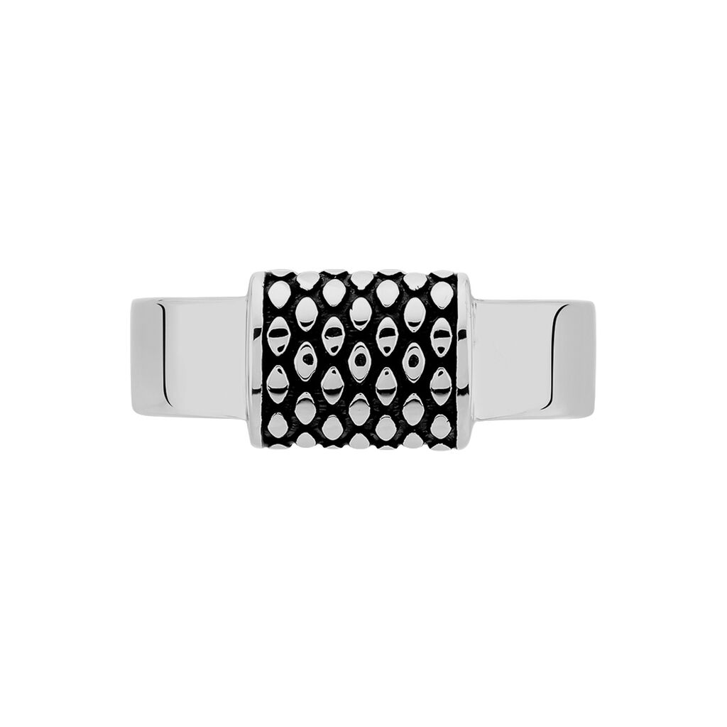 TORE Herren Ring Silber 925 Zylinder B 8 mm