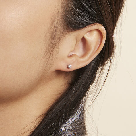 Damen Ohrstecker Weißgold 750 Diamant 0,2ct  - Ohrstecker Damen | OROVIVO
