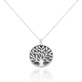 Damen Halskette Silber 925 Lebensbaum - Ketten mit Anhänger Damen | OROVIVO