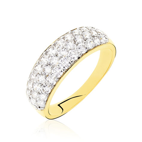 Damenring Gold 375 Zirkonia - Ringe mit Stein Damen | OROVIVO
