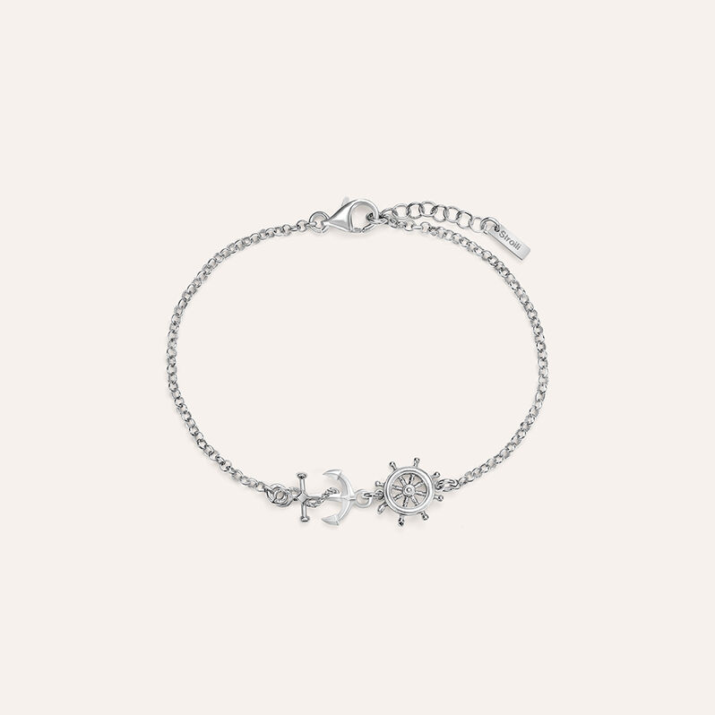 Bracciale Gentleman Argento Rodiato - Spannringe Herren | OROVIVO