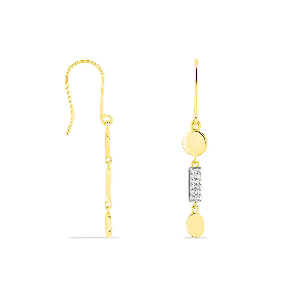 Boucles D'oreilles Or Jaune Wassyla - Spannringe Damen | OROVIVO