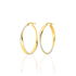 DORALYNNE DIA. Damen Creolen Gold Bicolor 375 (9 Karat) Oval