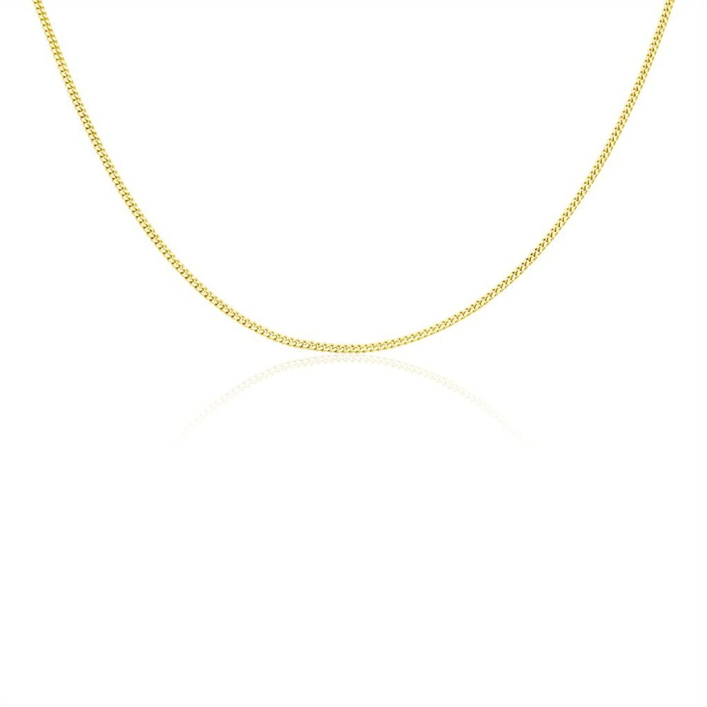 Unisex Panzerkette Gold 375  - Halsketten Unisex | OROVIVO
