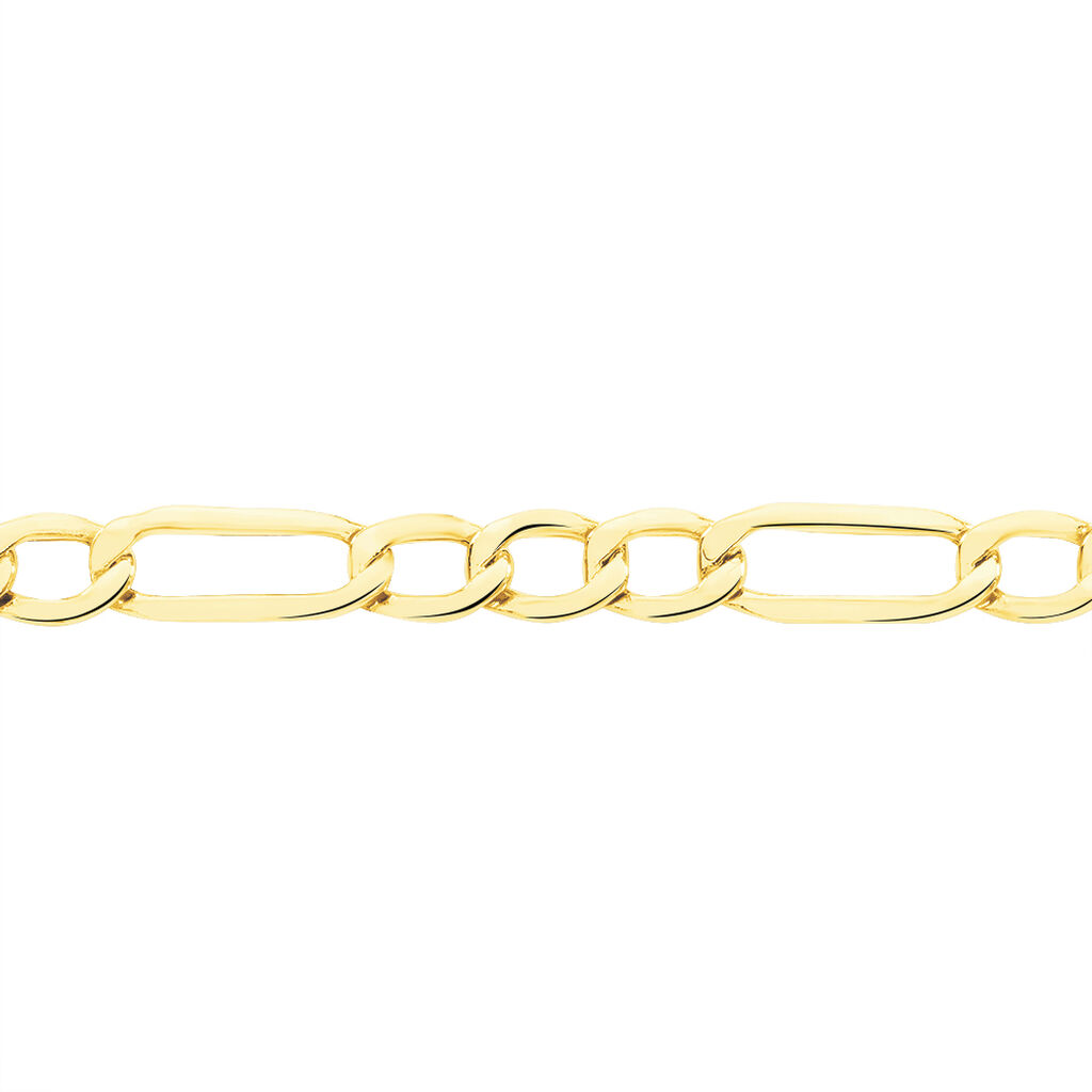 Herren Figarokette Gold 375 50cm