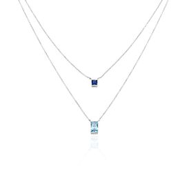 Damen Collier Silber 925 Zirkonia rhodiniert - Ketten mit Stein Damen | OROVIVO