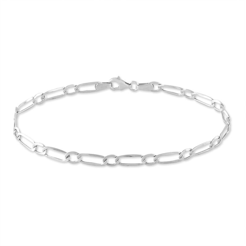 Bracelet Ophelio Maille Alternee 1/1 Or Blanc - Spannringe Damen | OROVIVO